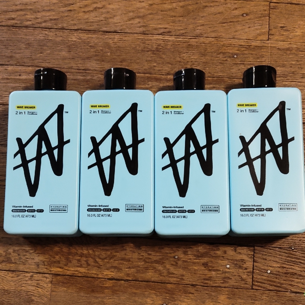 W By Jake Paul shampoo and conditioner  Wave Breaker- 16 floz x 4